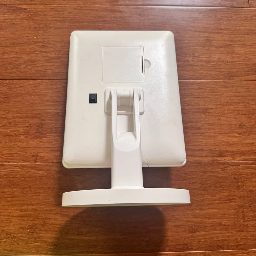 LED Makeup Mirror Tilt Touch Cosmetic Stand Vanity Adjustable Rotate White Light